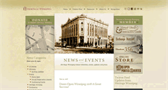 Desktop Screenshot of heritagewinnipeg.com